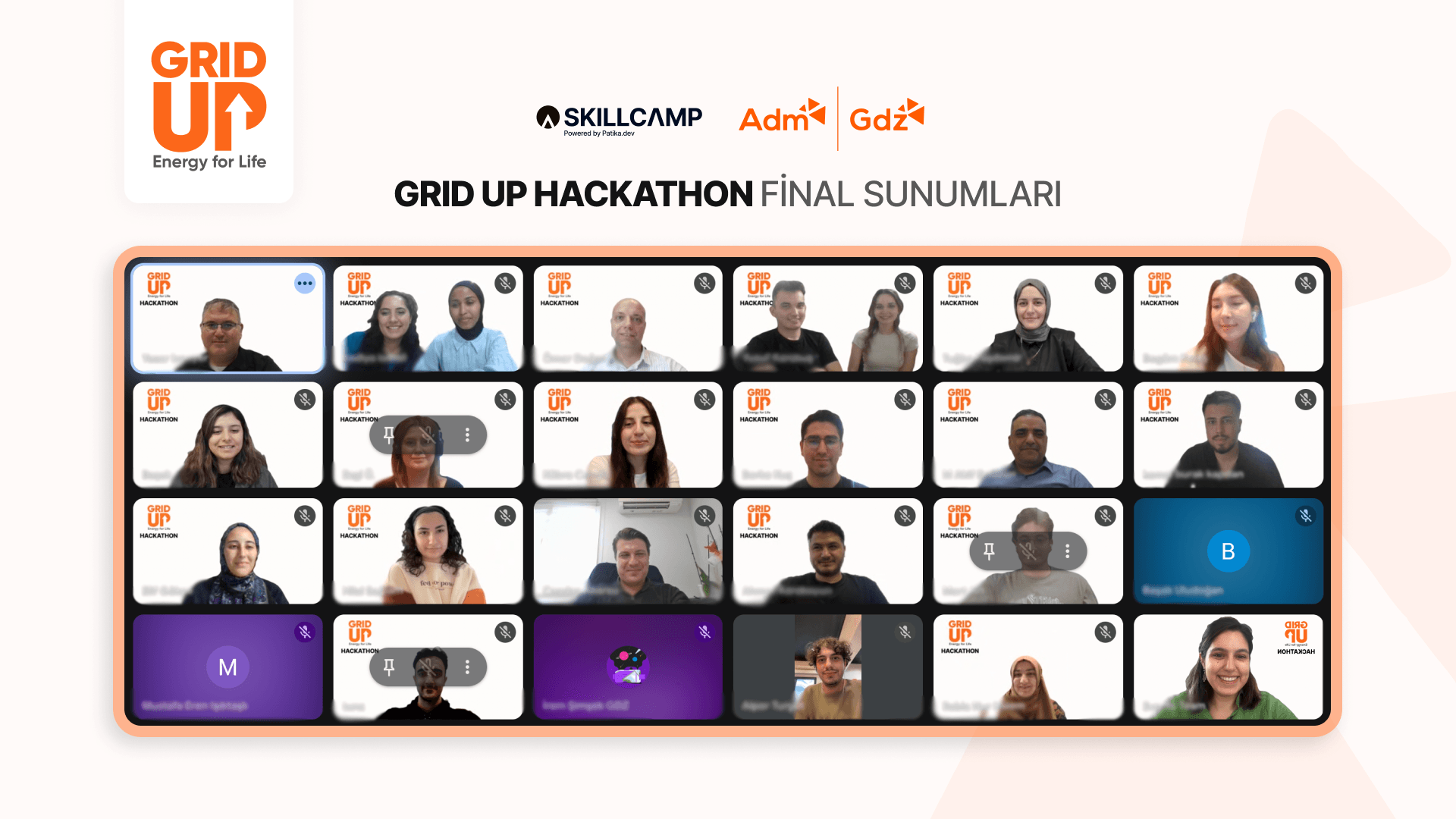 Grid Up Hackathon final sunumları