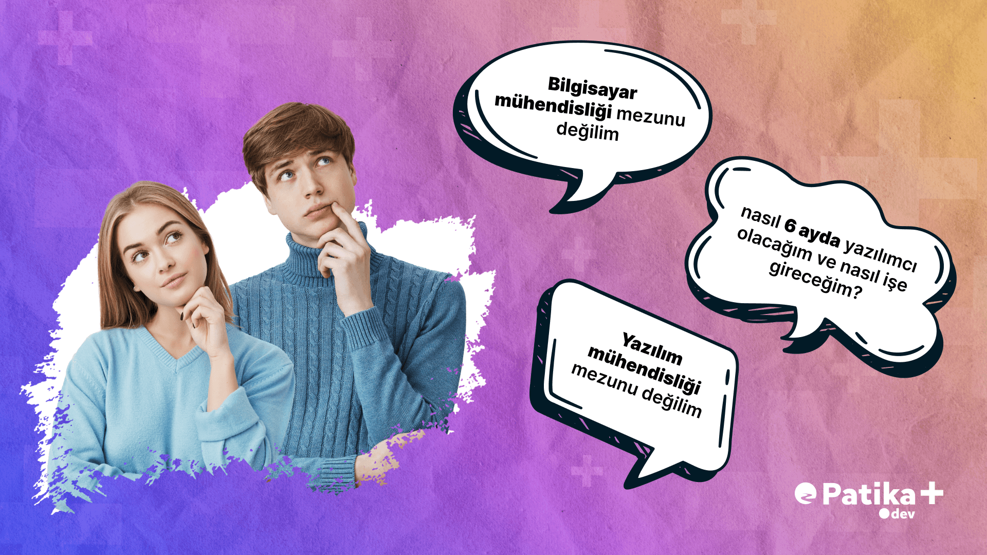 Bilgisayar mühendisliği mezunu değilim, yazılım mühendisliği mezunu değilim, nasıl 6 ayda yazılımcı olacağım ve nasıl işe gireceğim?