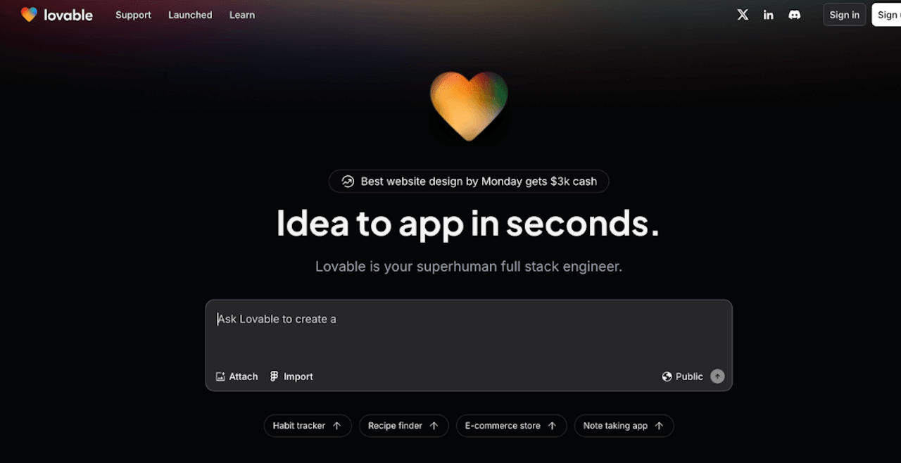 Lovable.dev: Yapay Zeka Destekli Uygulama Geliştirme Platformu