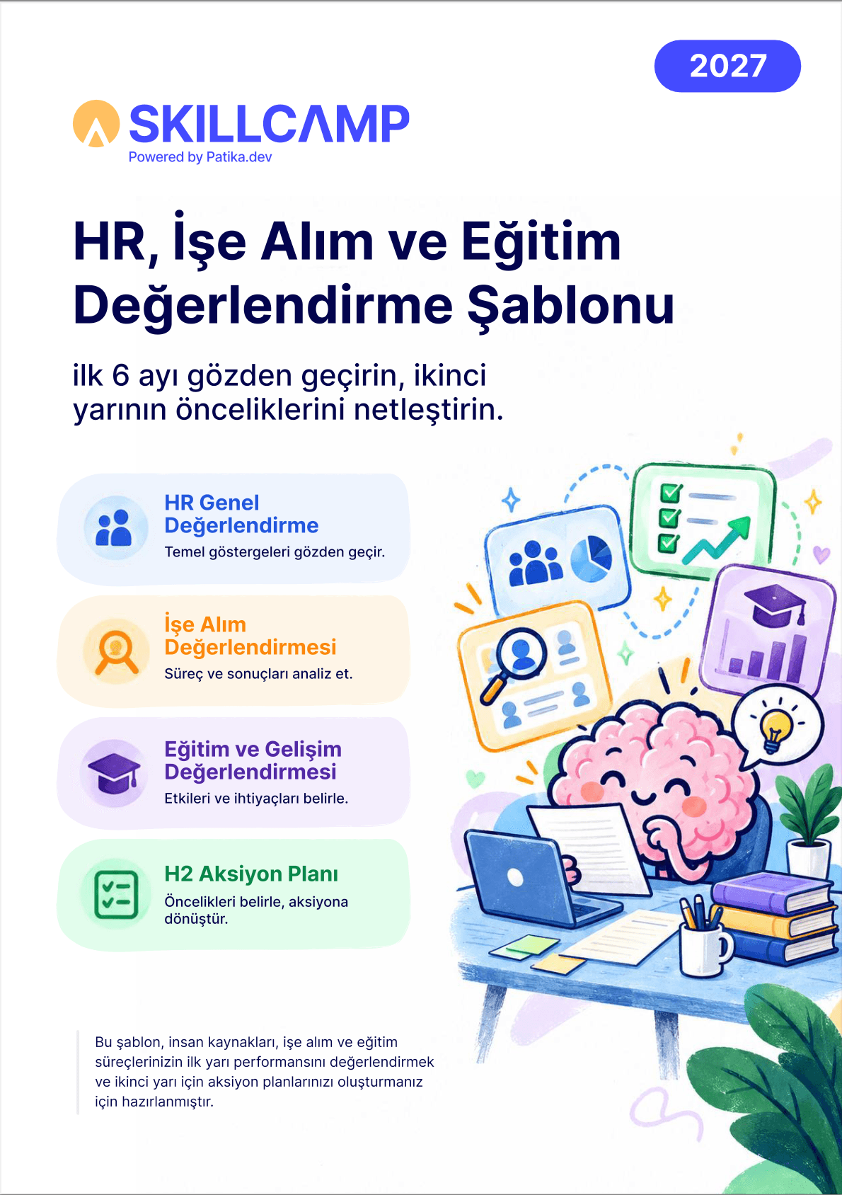 İlk Yarı HR Değerlendirme Şablonu kapak görseli