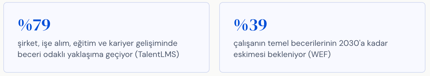 Beceri odaklı öğrenme istatistikleri