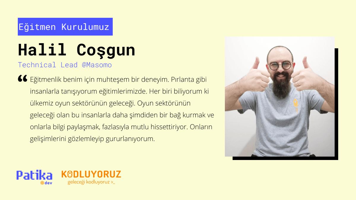 Teknik Liderlikten Eğitmenliğe: Halil Coşgun’un hikayesi