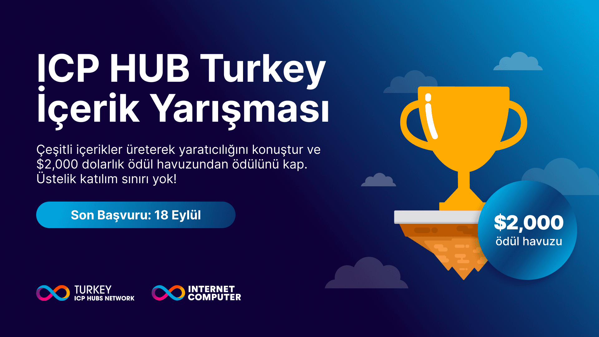 Yaratıcılığını Konuştur $2,000 Ödül Havuzuna Yaklaş
