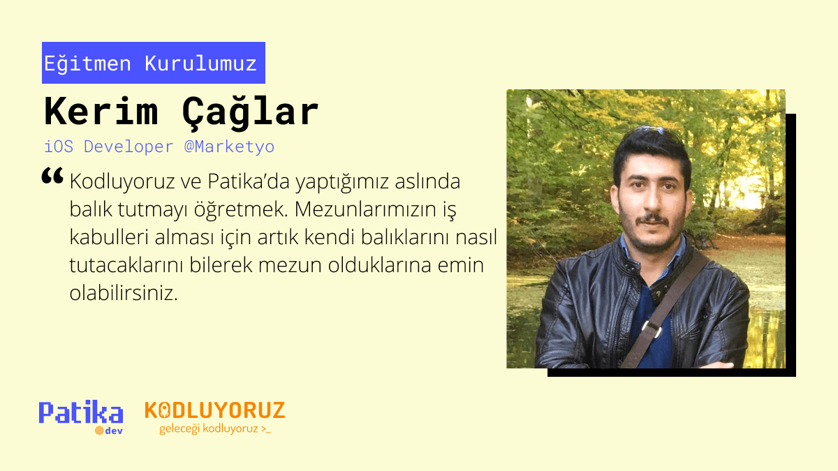 Elektrik-Elektronik ve Matematik Bölümlerinden Eğitmenliğe Yolculuk: Kerim Çağlar’ın Hikayesi