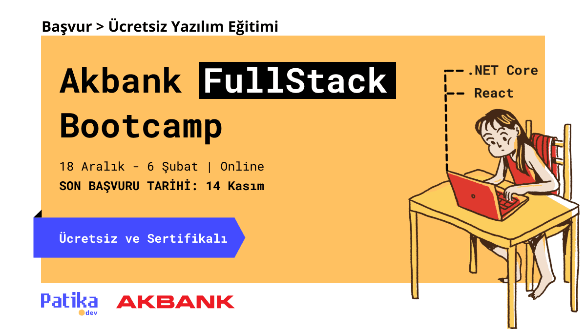 Akbank ile ücretsiz yazılım eğitimi