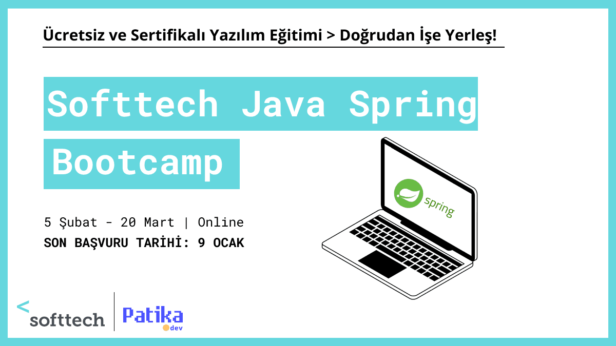 Sofftech'te ise girmek icin ucretsiz yazilim egitimi