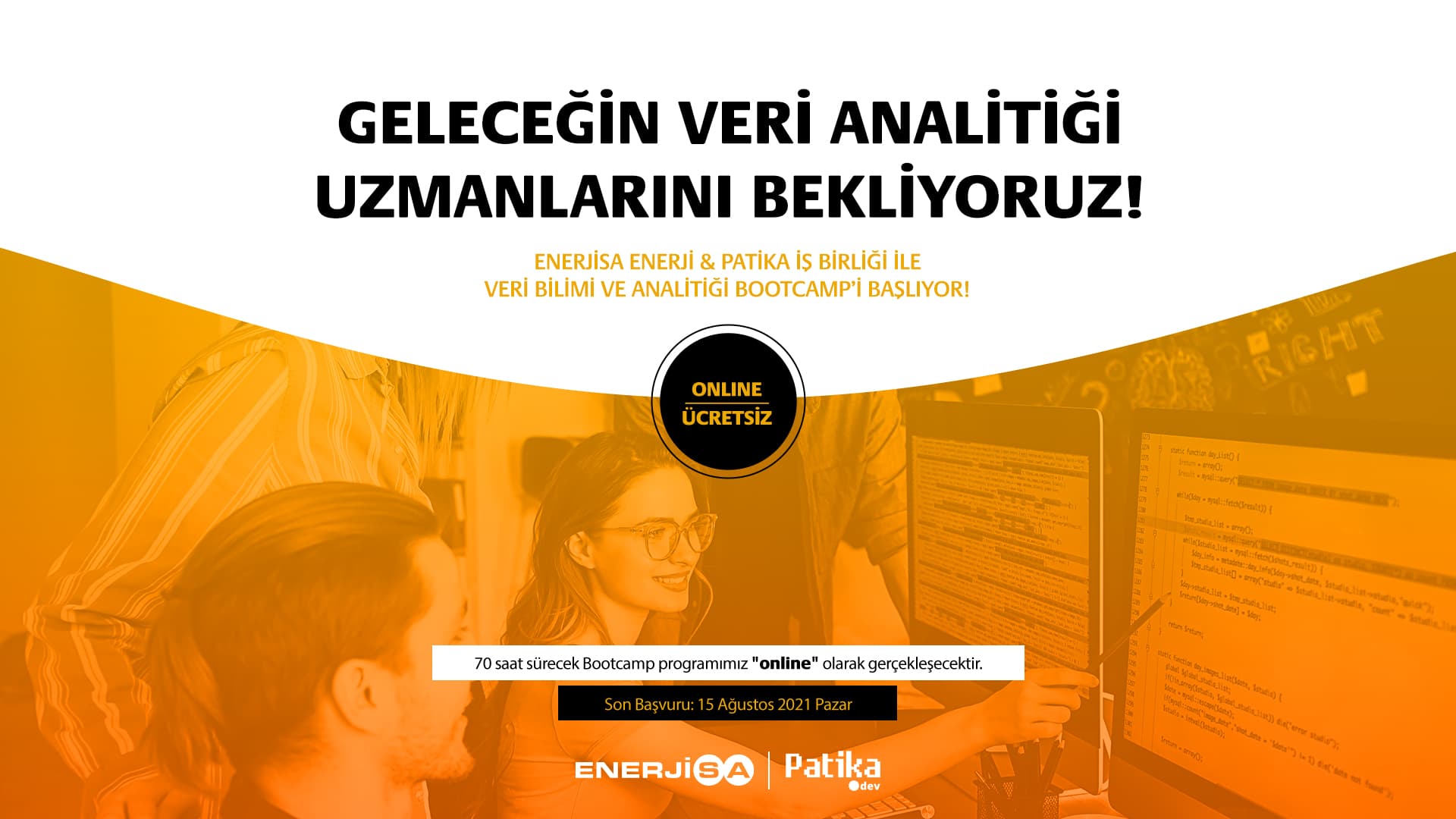Enerjisa'da işe girmek için ücretsiz veri analizi eğitimi!