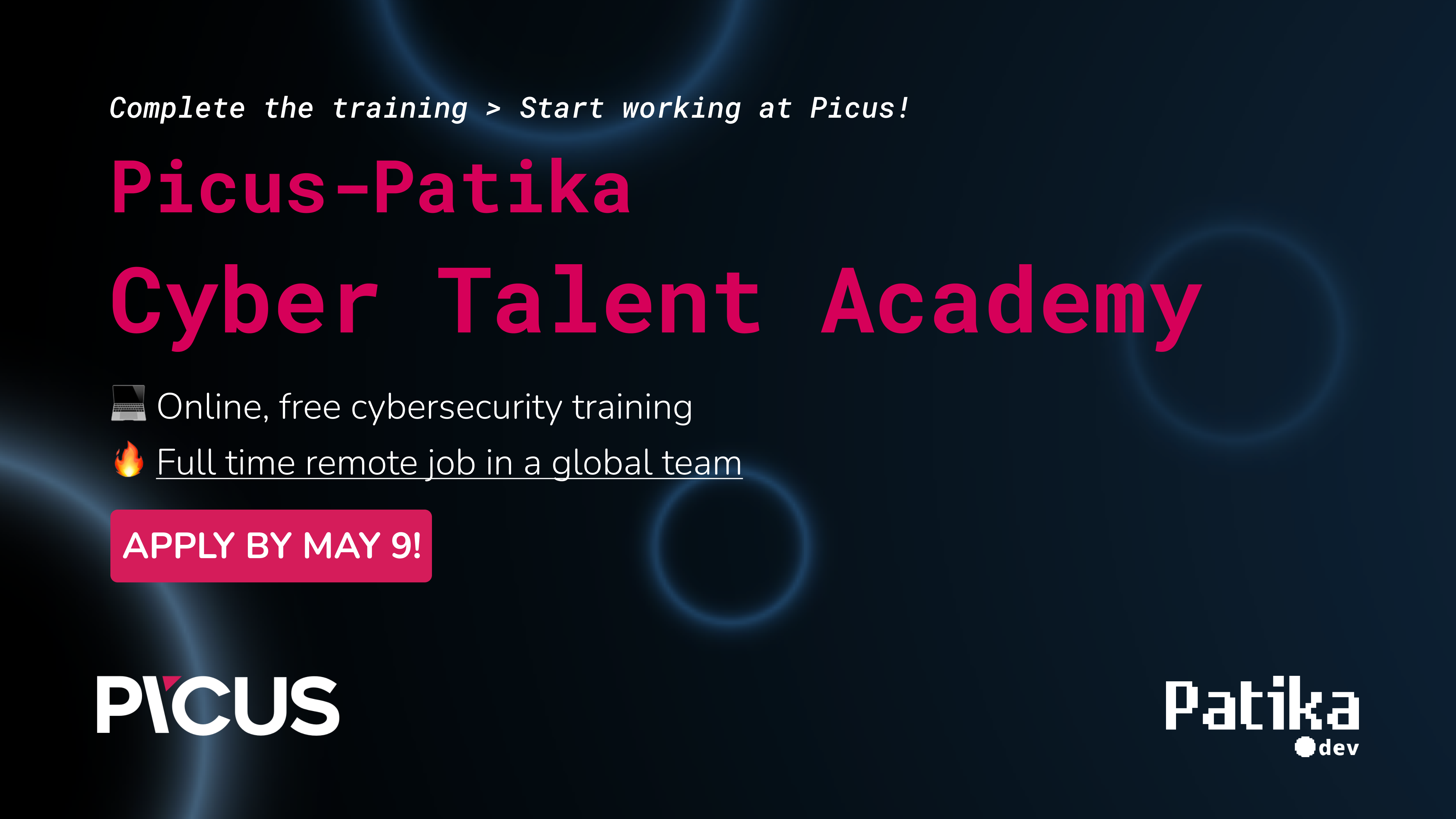 Picus Security: Hiring opportunity after free program!
