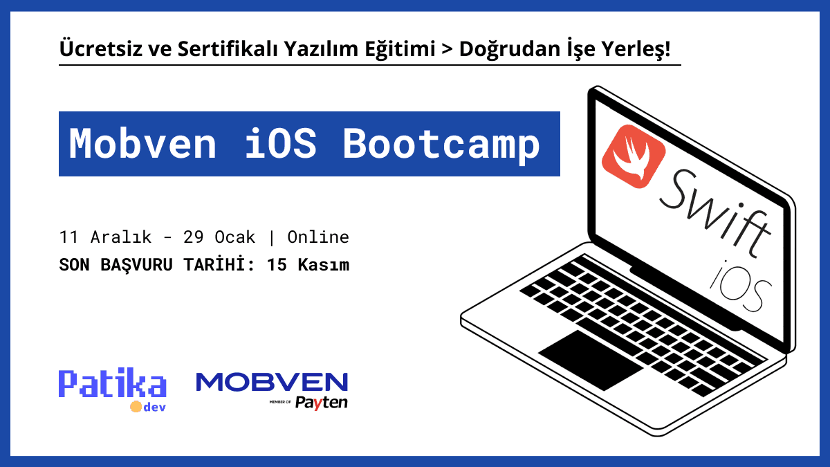 Mobven'de işe girmek için ücretsiz yazılım eğitimi