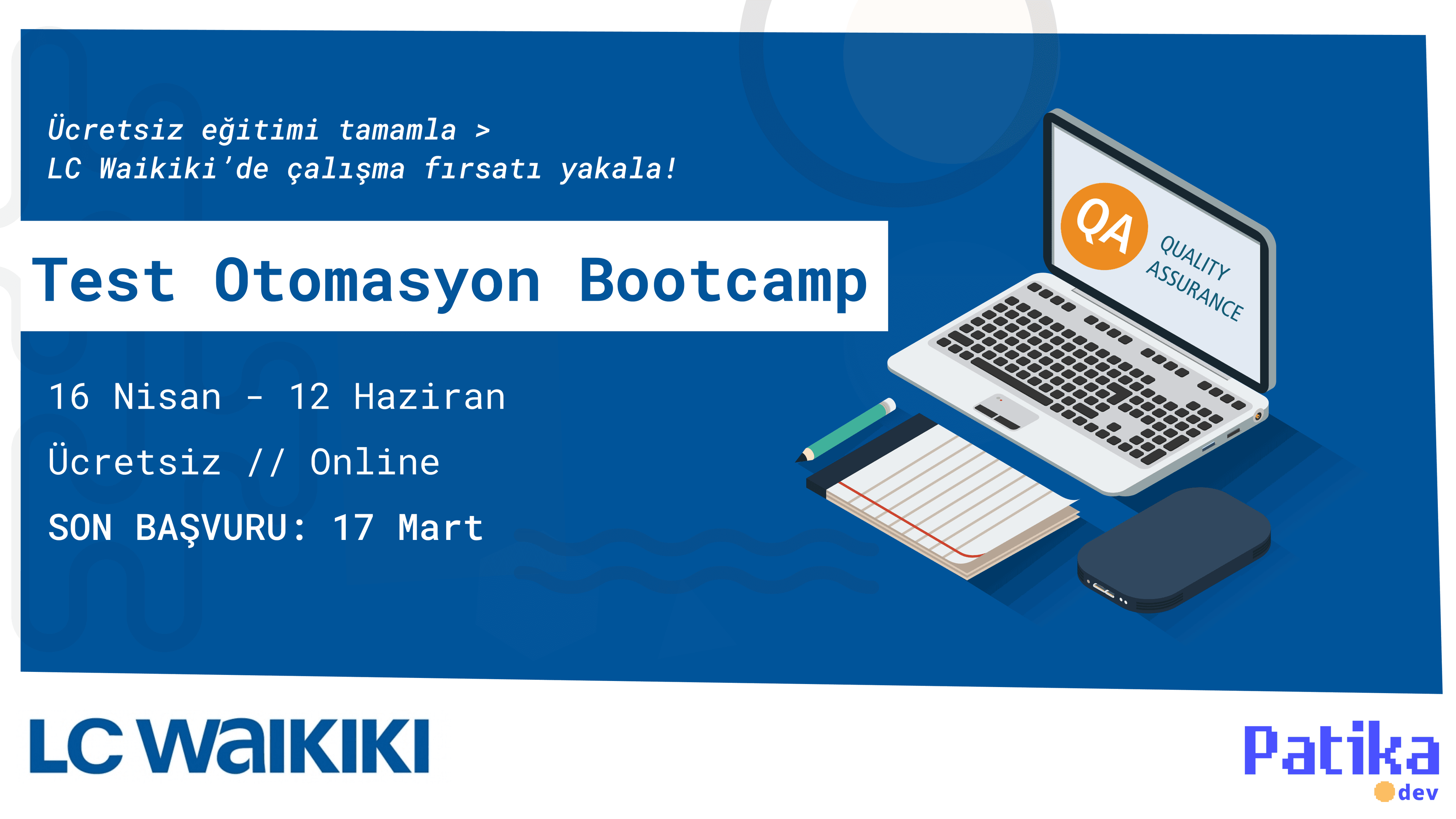 LC Waikiki'de İşe Girmek İçin Ücretsiz Yazılım Eğitimi