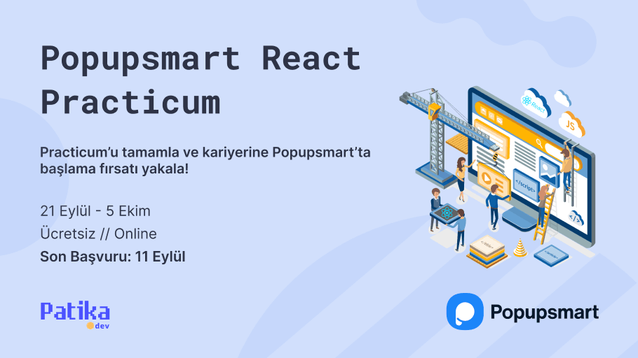 Popupsmart'da İşe Girmek İçin Ücretsiz Practicum