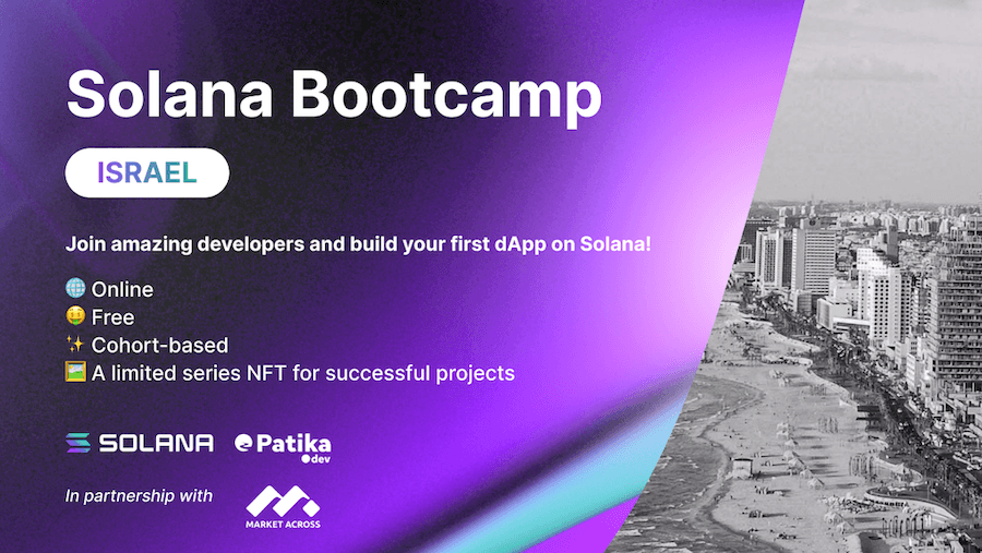 Master Solana in seven weeks with Solana Bootcamp!