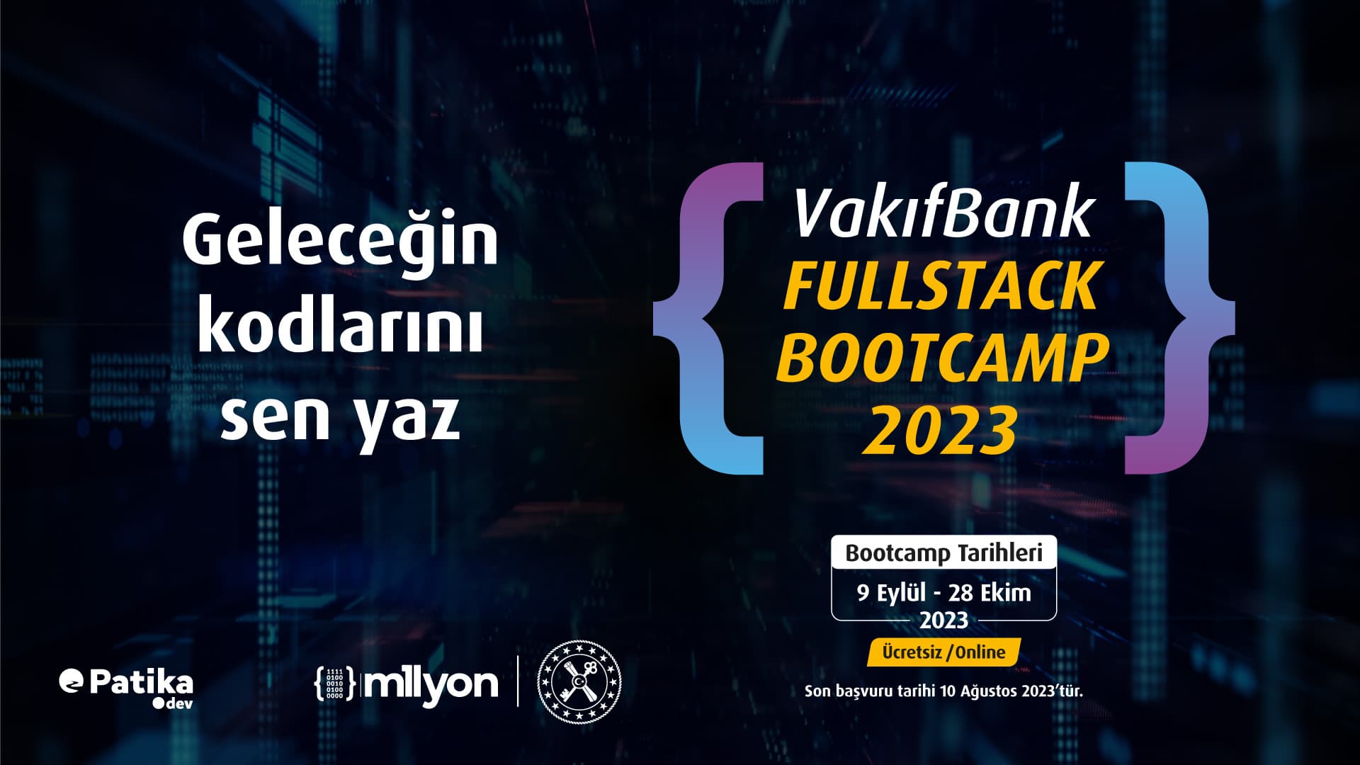 VakıfBank'ta İşe Girmek İçin Ücretsiz Yazılım Eğitimi