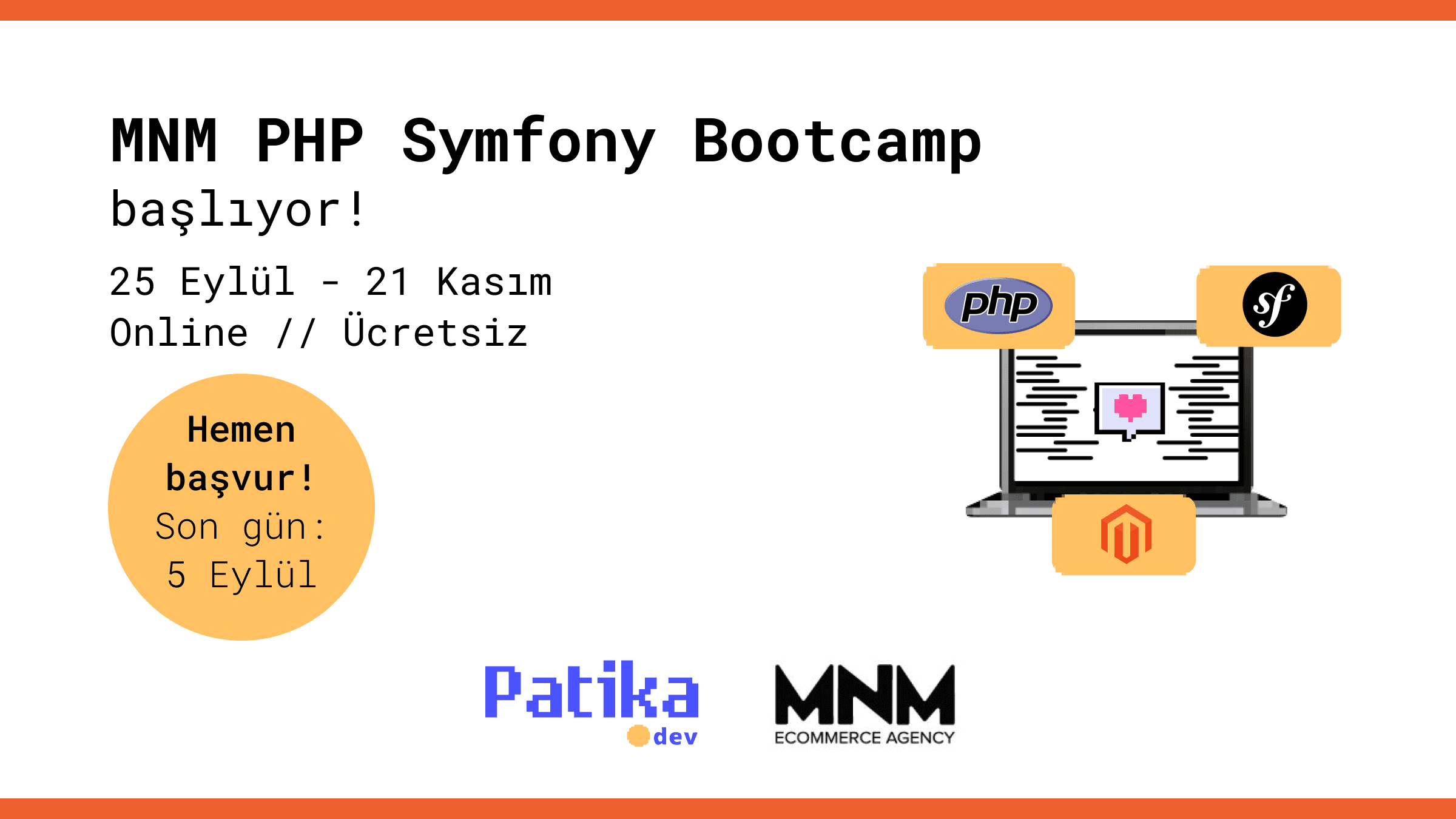 MNM Teknoloji'de işe girmek için ücretsiz yazılım eğitimi