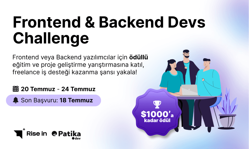 Para ödüllü Frontend & Backend Devs Challenge