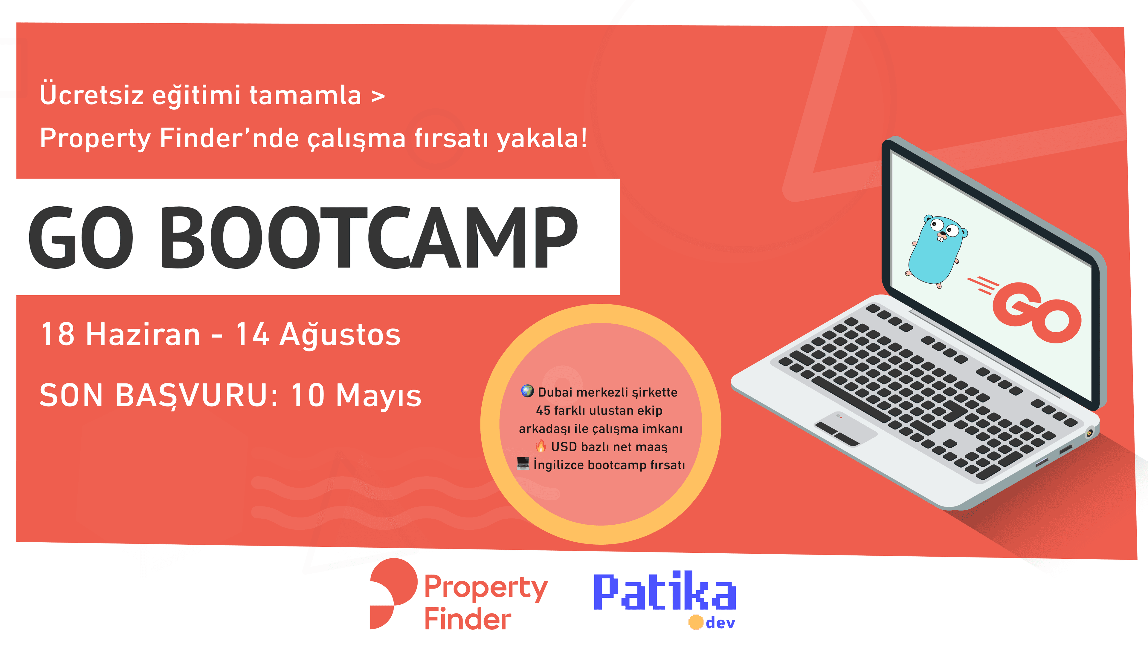 Propert Finder'da İşe Girmek İçin Ücretsiz Yazılım Eğitimi