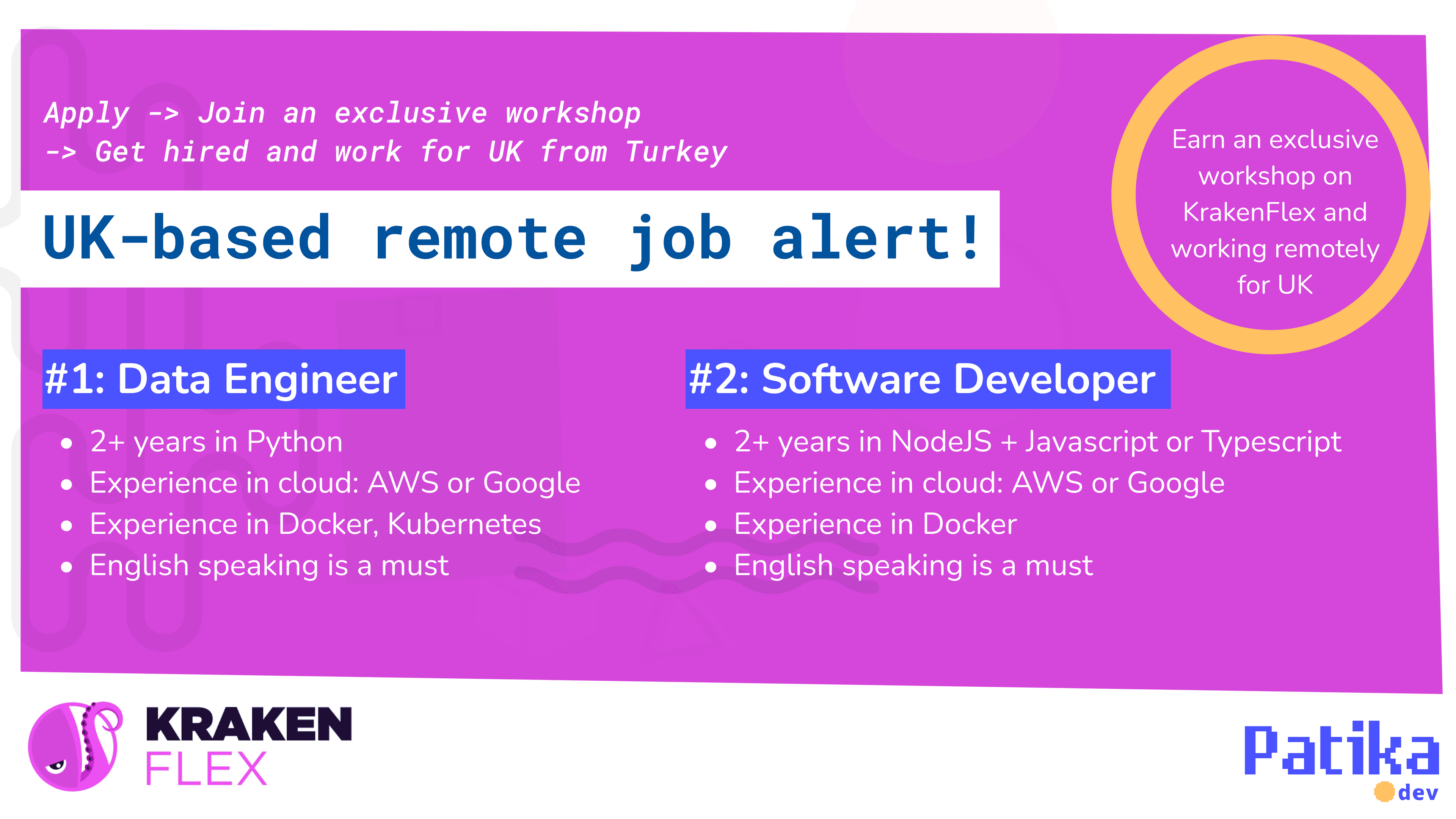 UK-based remote job alert!
