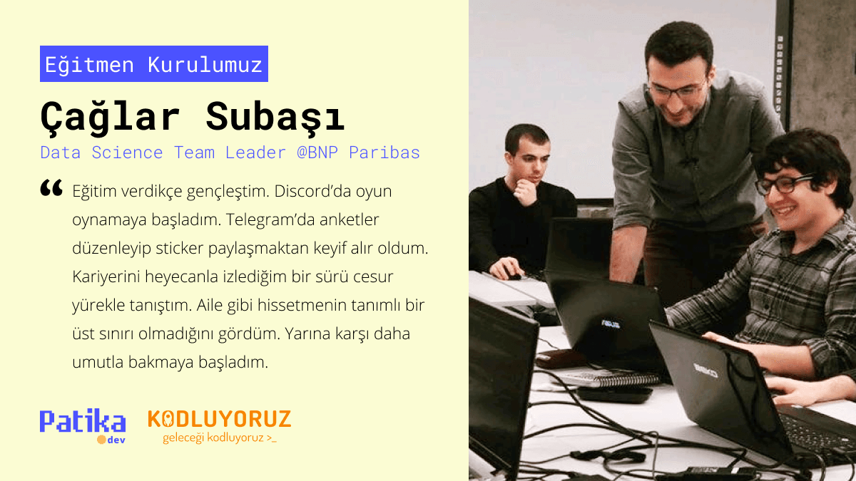 Veri Bilimi Liderliğinden Eğitmenliğe: Çağlar Subaşı’nın Hikayesi