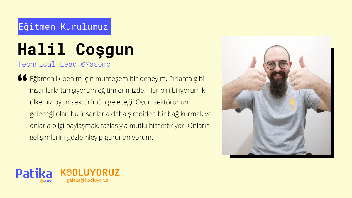Teknik Liderlikten Eğitmenliğe: Halil Coşgun’un hikayesi